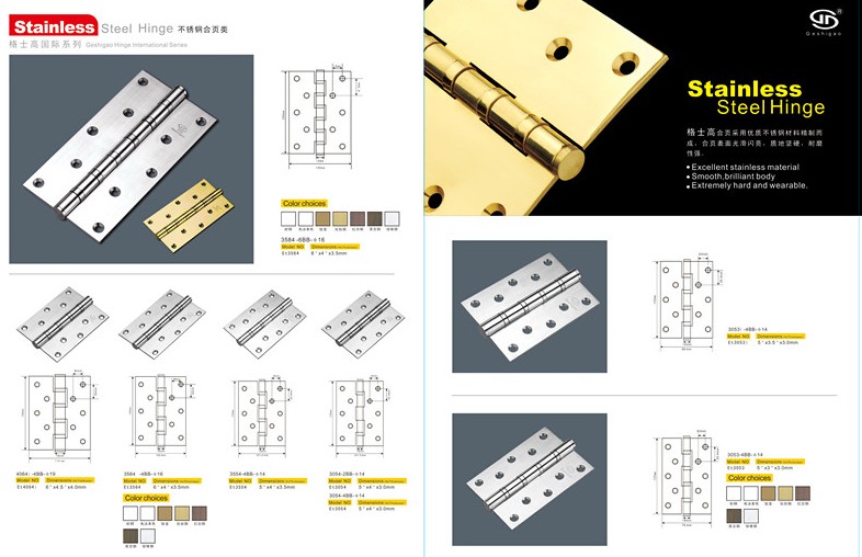 Stainless Steel Square Hinge