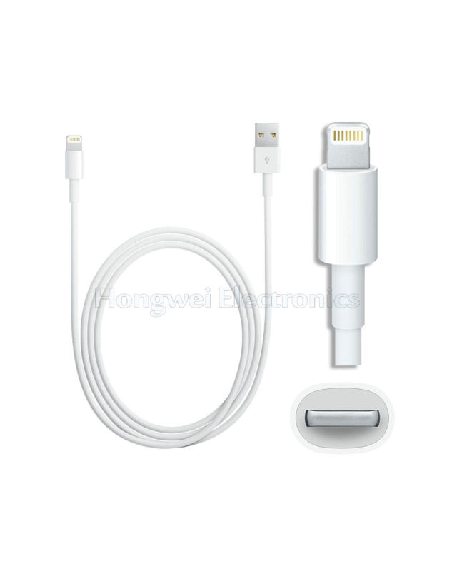 Genuine Looks White TPE Lightning USB Cable Comes with Retail Box