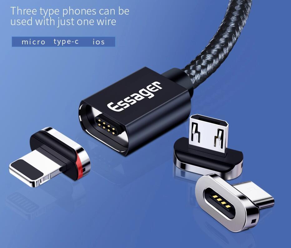 USB Cable Phone Accessories USB-C 3A High Speed Fast Data Charge Cable