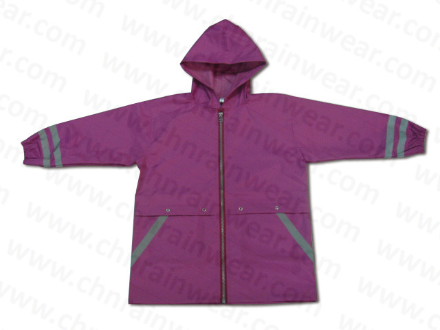 Waterproof PVC Children Rain Poncho / Kids Raincoats