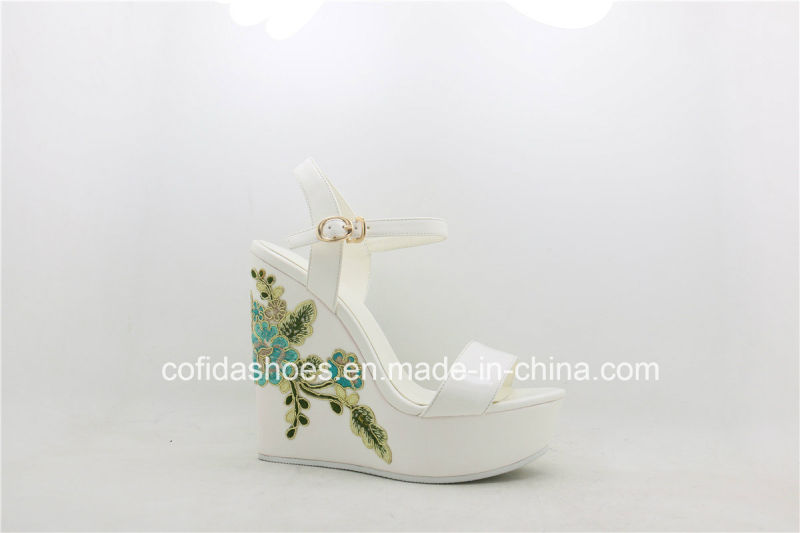 European High Heels Lady Wedge Sandals for Fashion Ladies