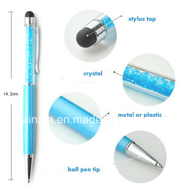 Stylus Ball Pen with Crystal