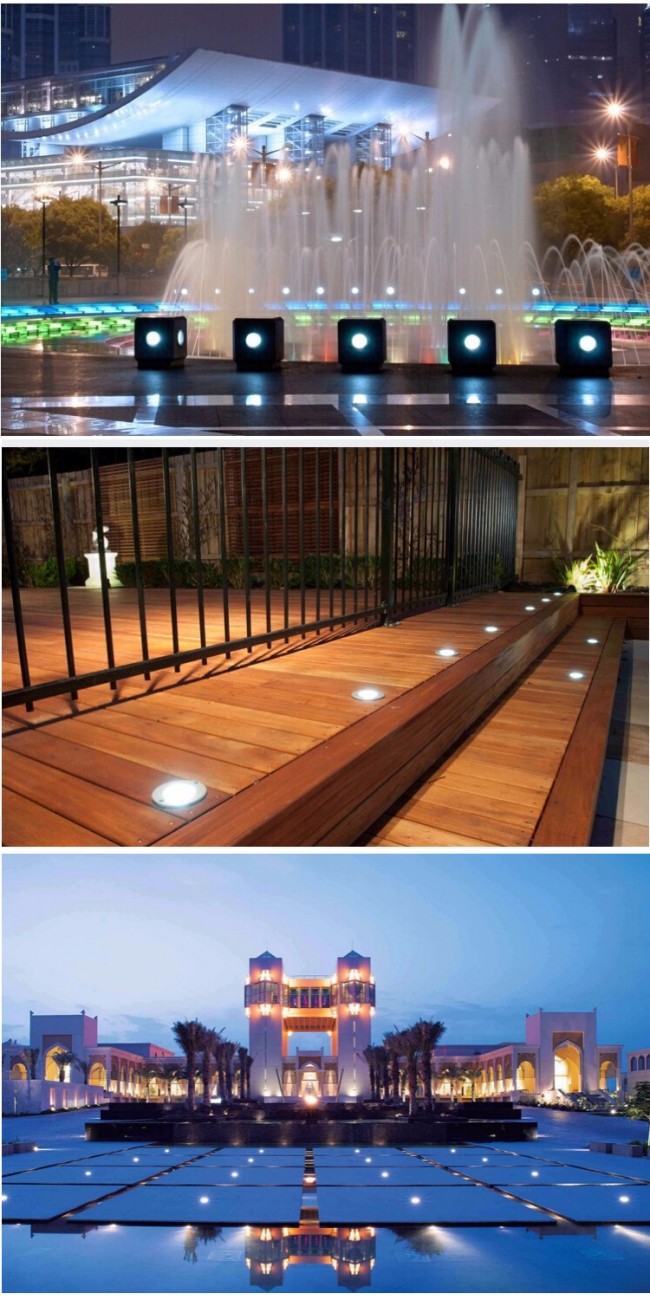 3W Stainless Steel LED Buried Underground Light