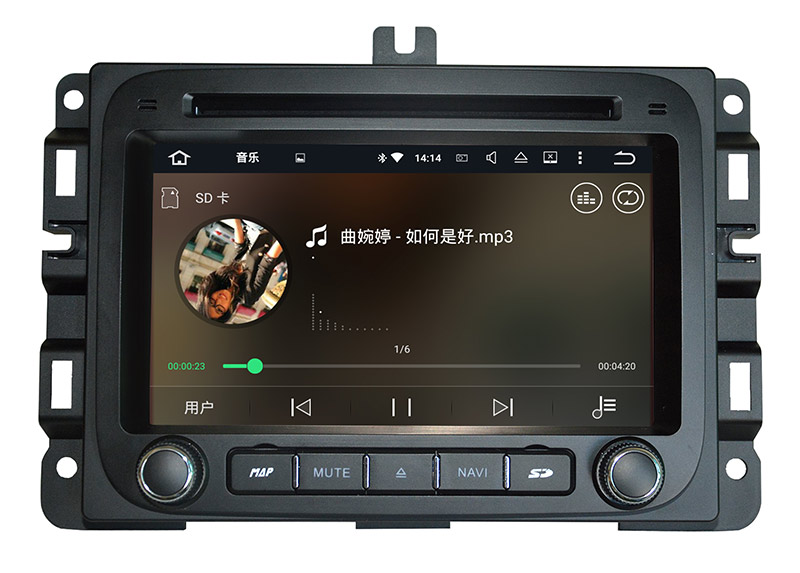 Hualingan FL-8511 Android 5.1/1.6 GHz Car DVD GPS for Dodge RAM 1500 Car Audio Player
