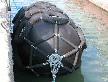 Economic Marine Rubber Fenders with High Absorbing Energy Performance