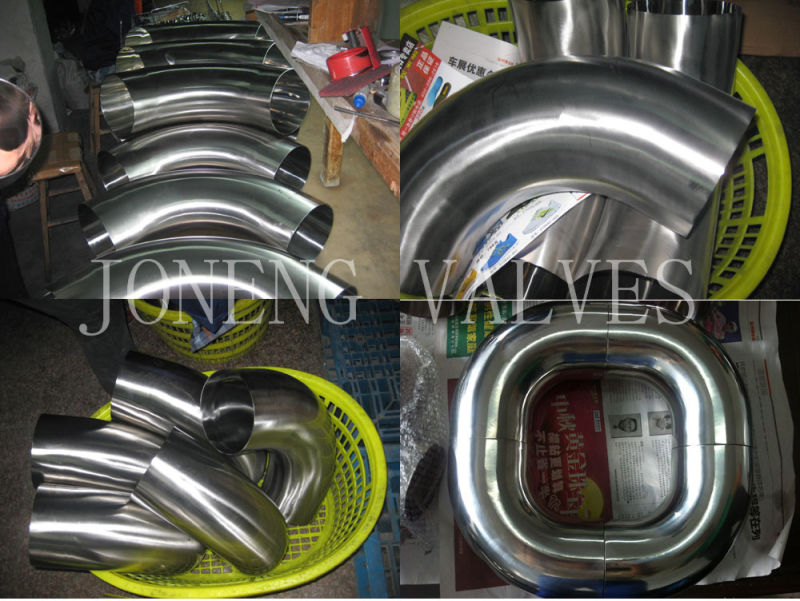 Stainless Steel Sanitary Clamped End 90d Bend Pipe Fitting (JN-FT5001)