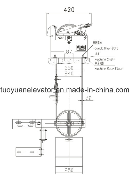Overspeed Governor for Elevator/Lift