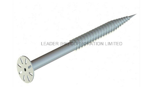 PV Mounting HDG or Power Coated Ground Scrow, Helix Ground Screw