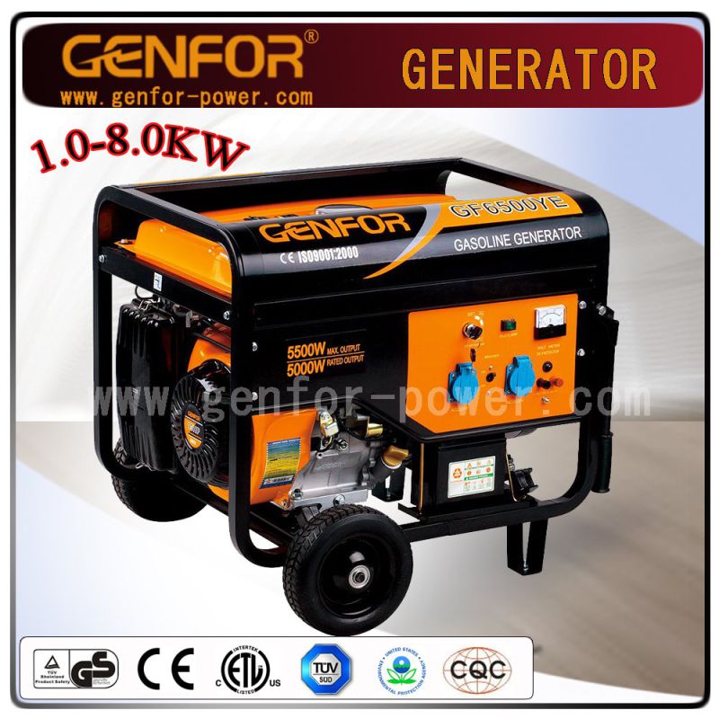 5kw Home Used Portable Power Gasoline Generator