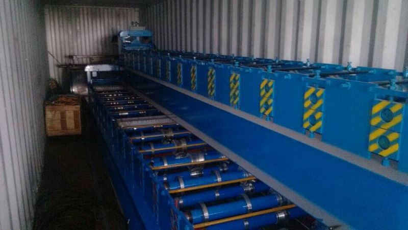 No Noise Color Corrugated Steel Sheet Roll Former