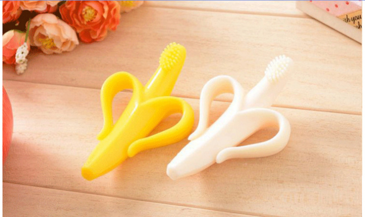 Baby Teether Silicone Soft Teeth Grind Toy Infant Toothbrush