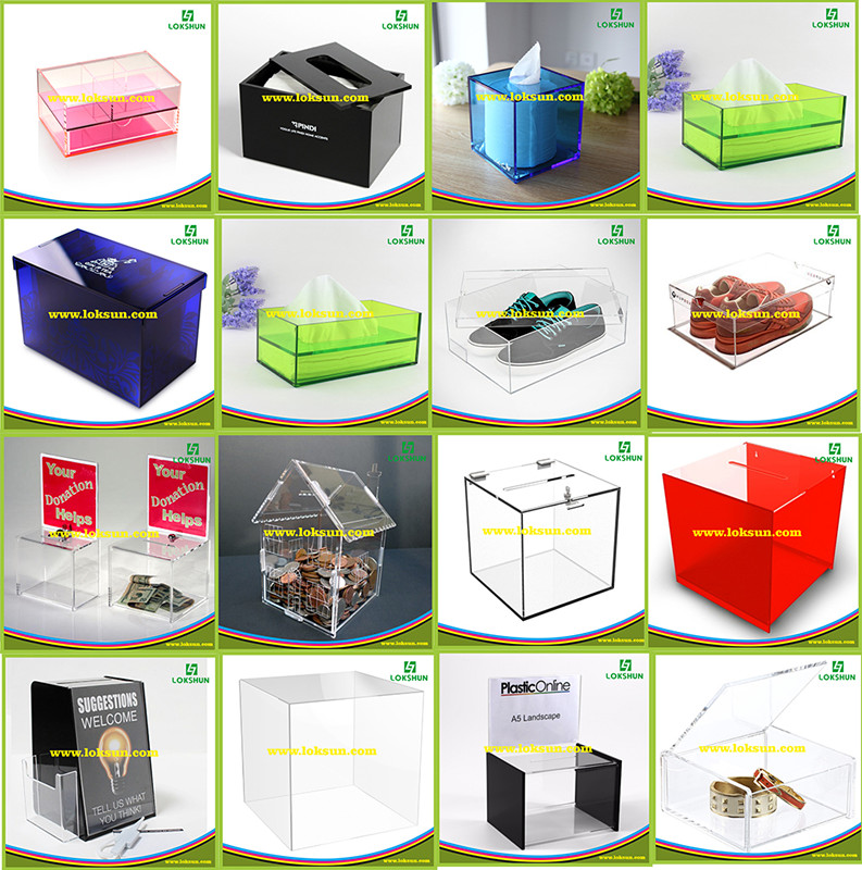 New Design Acrylic Napkin Tissue Box Container Used in Hotel