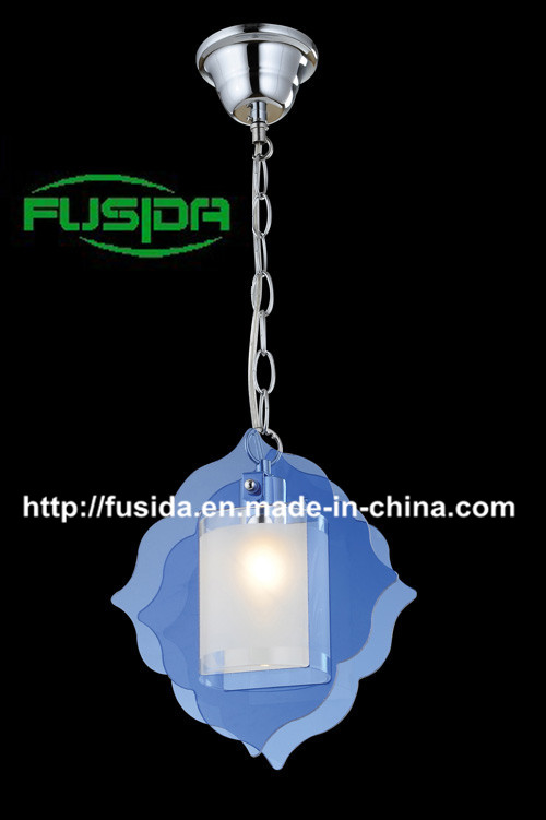 2014 New Design Colorfulpendant Light with Bule Glass (D-9348/1)