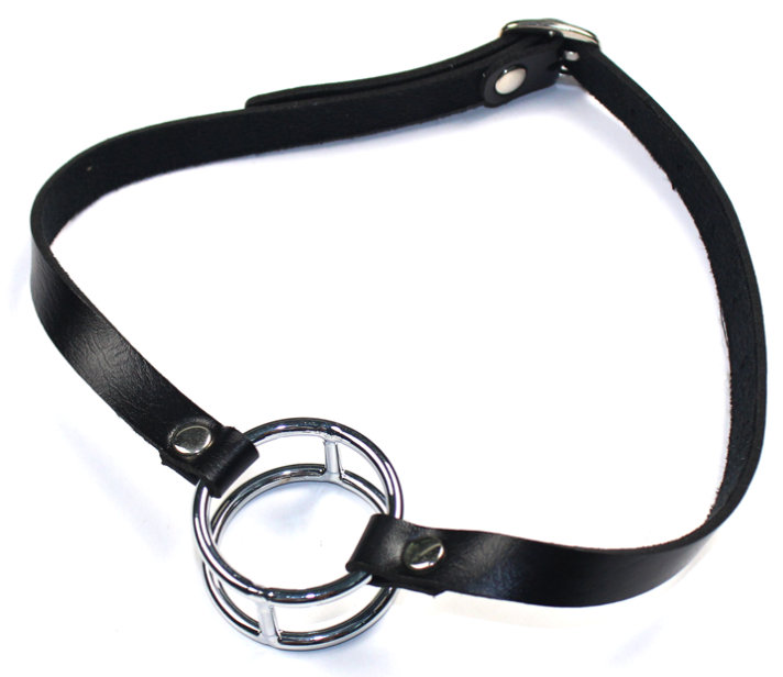 Simple Style Leather Mouth Gag Soft Ball for Sex Bondage Sex Ball Gag