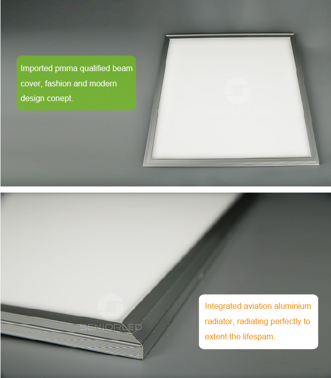 High Quality LED Light Panel Glass and PC Cover Optional