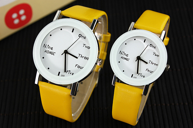 Simple Design Japan Movement Promotion Couple Watch