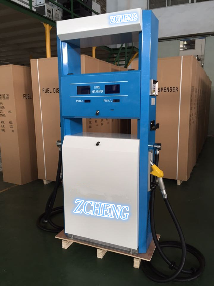 Zcheng Filling Station Double Pump Fuel Dispenser with Ticket Printer