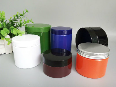 Pet Plastic Jar with Plastic and Aluminum Lid (PPC-88)