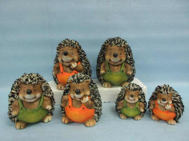 Hedgehog Shape Ceramic Crafts (LOE2537-C7.5)