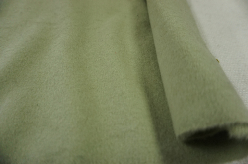 Double Faces Wool Fabric Light Green