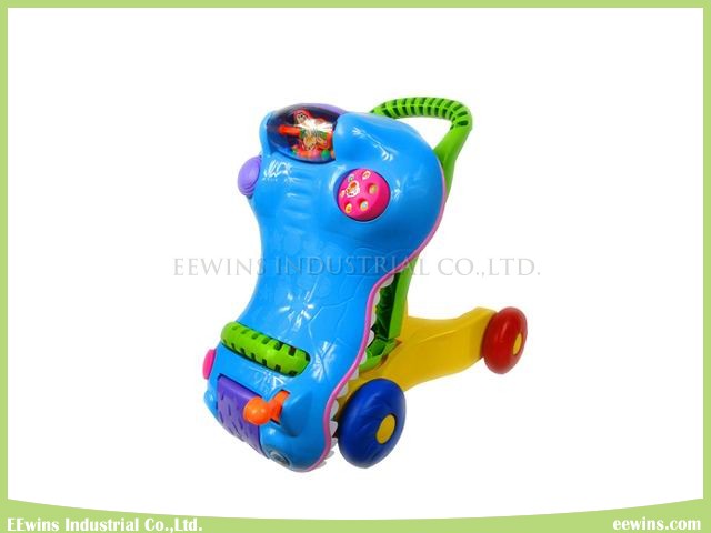 Switchable Toys Crocodile Prince Baby Walker 2 in 1