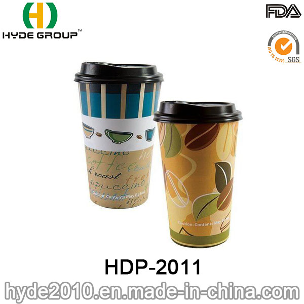 Printed Double Wall Coffee Paper Cup for Coffee and Tea