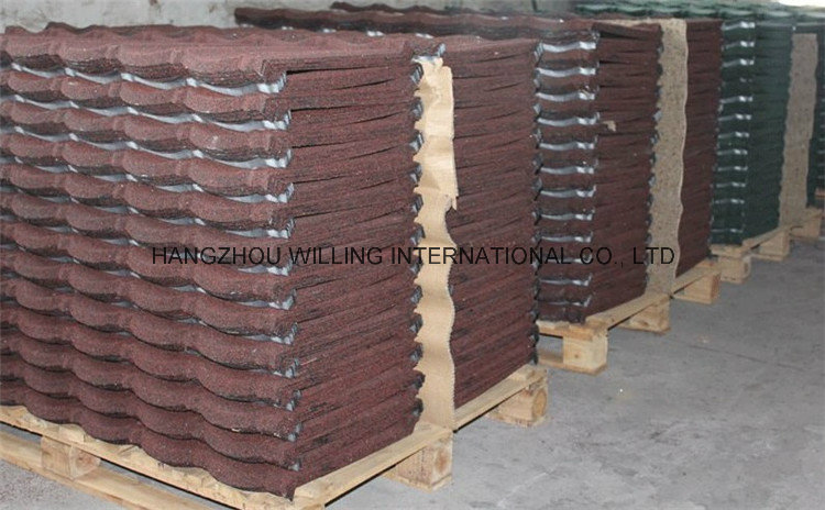 Economical Stone Coated Classic Sheet Metal Roofing Tile