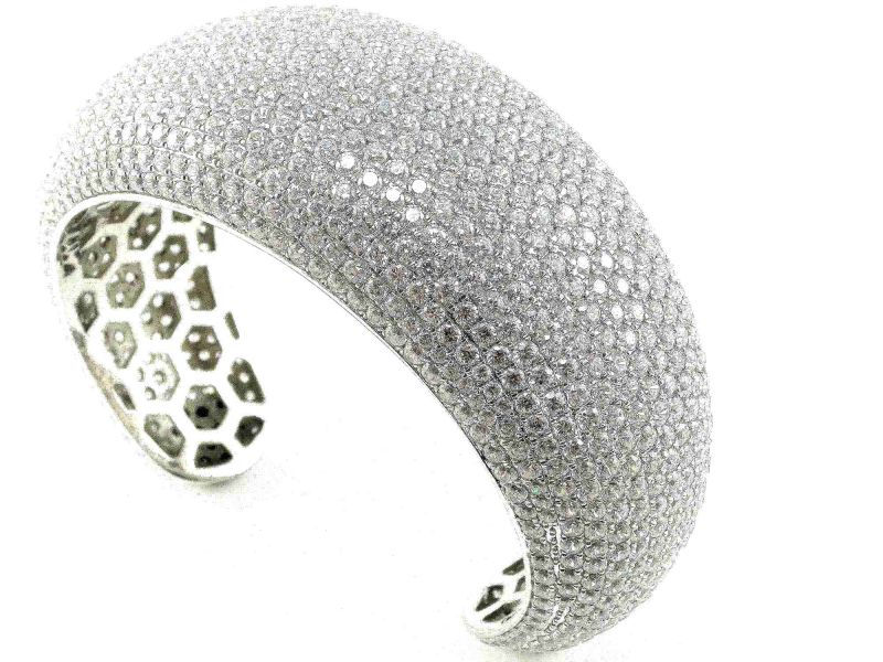 Sterling Silver Bangle for Rhodium Plating Jewelry (G41224b)