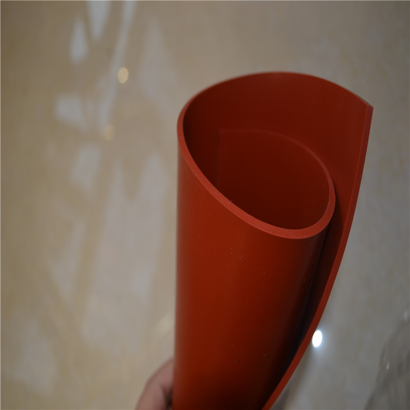 Red Color High Temperature Silicone Rubber Sheet