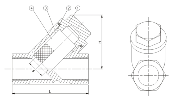 Female Threaded Cast Stainless Steel Y-Type Strainer