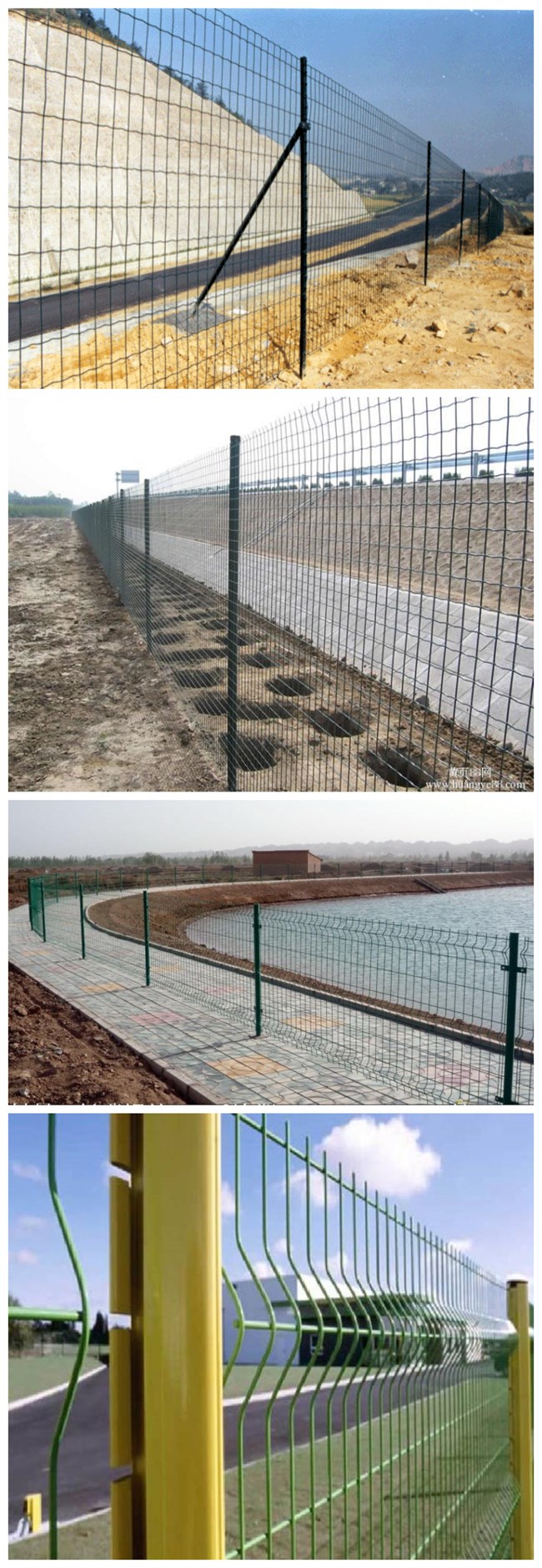 PVC Coated Welded Holland Wire Mesh Fence (Anjia-059)