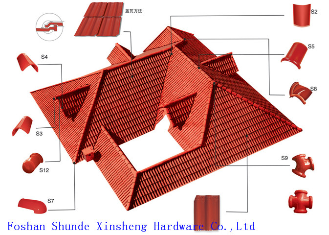 Interlocking Roof Tiles, Ceramic Roof Tiles