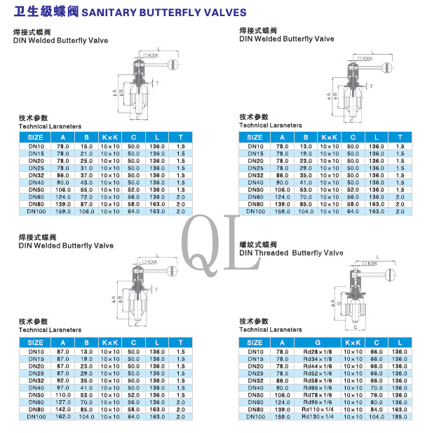 Hygienic Stainless Steel Pipe Fitting and Valves