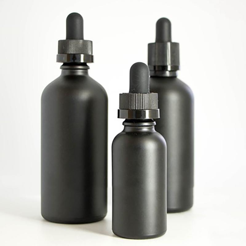 Black Glass Bottle for Eliquid Essential Oil (NDB08)