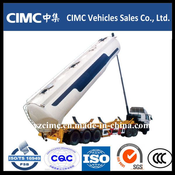 Cimc Tri-Axle 60 Ton Bulk Cement Tank Trailer