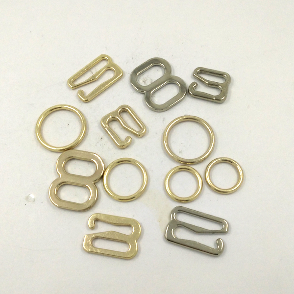 Cheap Wholesale Eco-Friendly Metal Bra Ring and Slider