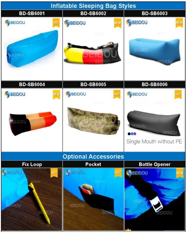 Wholesale DIY Outdoor Camping Air Sofa Bed Air Lounge Lazy Bean Bags Inflatable Lamzac Hangout Air Sleeping Bag