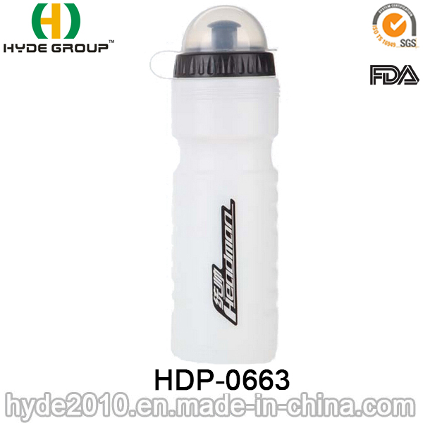 Hot Sale BPA Free Plastic Drinking Water Bottle, PE Plastic Sport Running Bottle (HDP-0663)