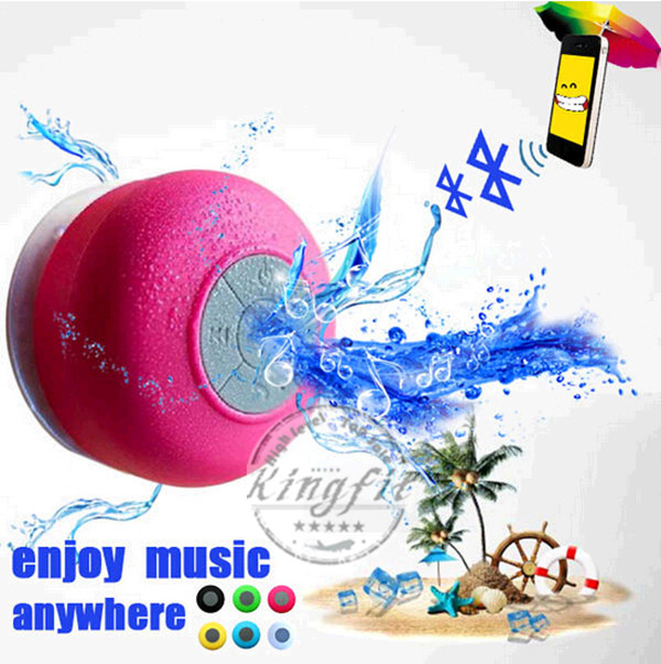 Wireless Waterproof Shower Mini Speaker with Suction Cup