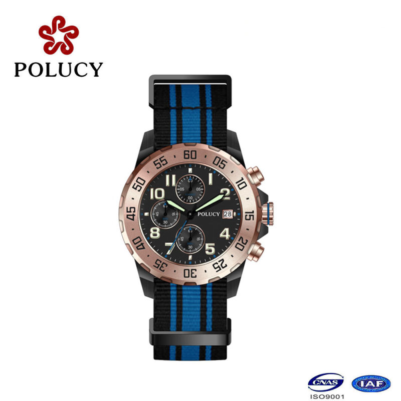 Multi-Function Watch with Nylon Strap Custom Watch