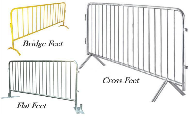 Hot-Dipped Galvanized Crowd Control Barriers