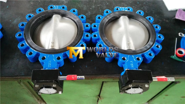 Worm Geare Resilient Seat Lug Butterfly Valve (D7L1X-10/16)