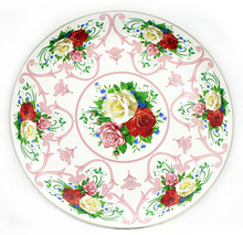 Practical Enamel Pizza Plate/Fruit Dish for Party