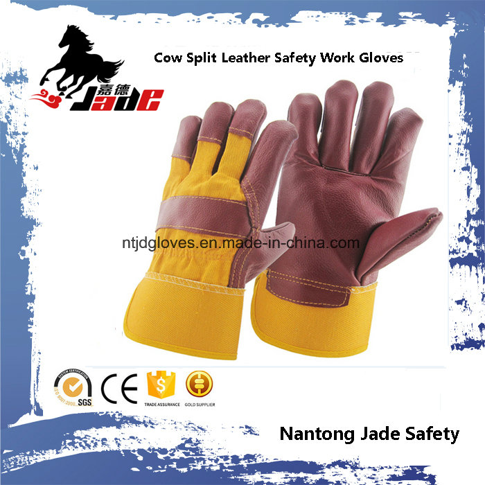 Cowhide Furniture Leather Work Hand Safety Industrial Glove