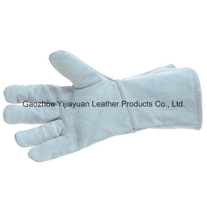 Cow Split Leather Welding Gloves with Ce En12477