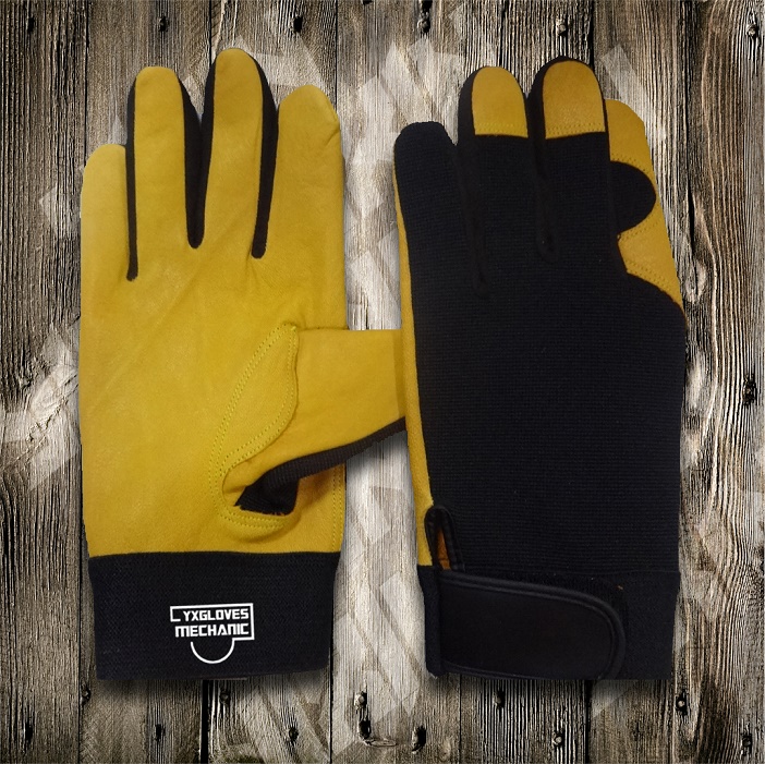 Work Glove-Working Leather Glove-Safety Glove-Mechanic Glove-Labor Glove-Leather Glove