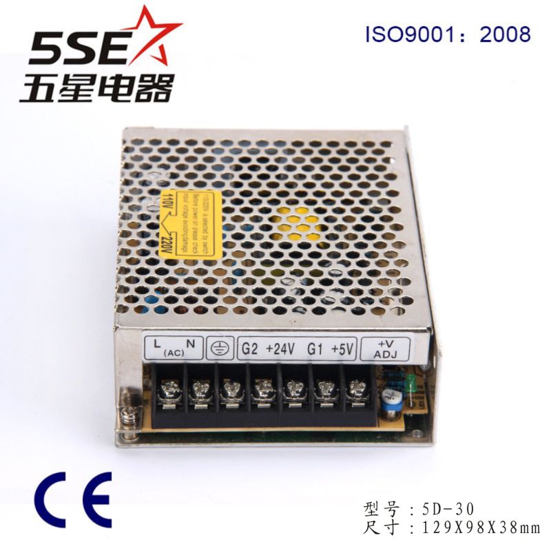 D-30f 30W 1A 24V to 12V DC Switch Mode Power Supply