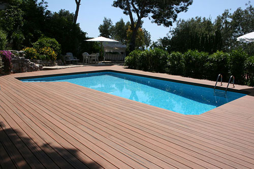 Anti- UV and Waterproof Wood Plastic Composite Decking WPC Flooring