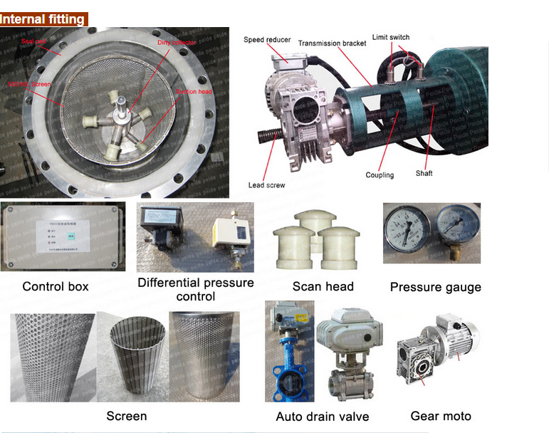 Differential Pressure Domestic River Water Treatment Water Filter Equipment