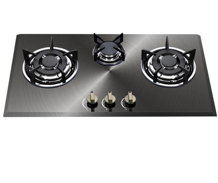 Factory Directly Sell Built in Tempered Glass 3 Burners Gas Cooker